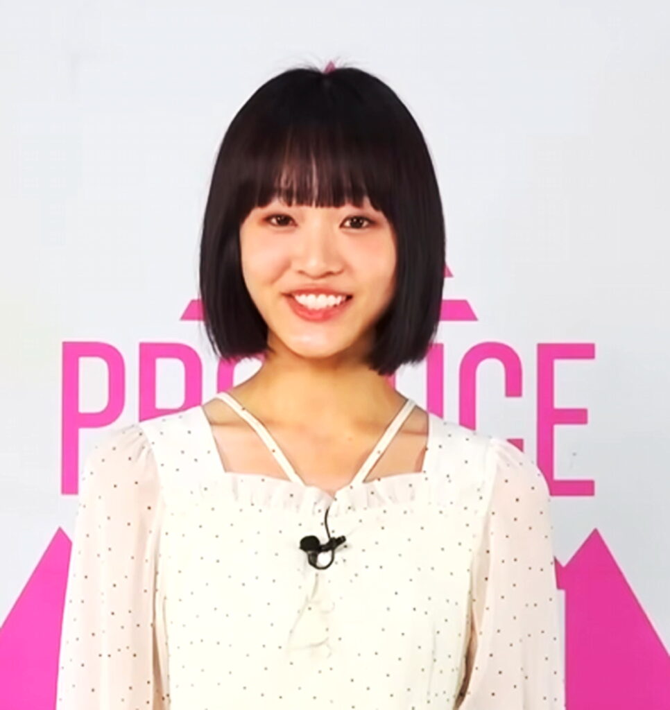 MEI・飯田栞月しづく 出典：PRODUCE 101 JAPAN 新世界